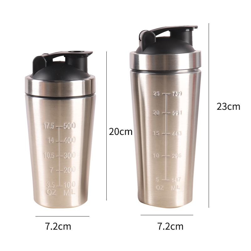 500 ML/750 ML สแตนเลสสตีลผงโปร - Nutrition And Fitness บทวิจารณ์และราคา